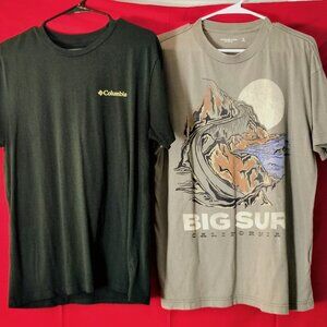 2-Pack Green T-Shirt Bundle – Abercrombie & Fitch + Columbia